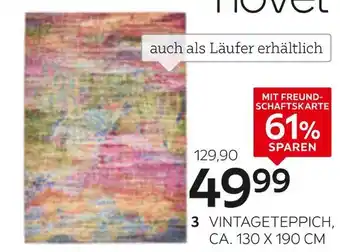 XXXLutz Novel vintageteppich „rainbow“ Angebot