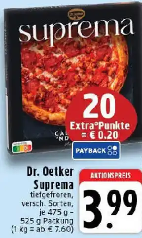 Edeka Dr. Oetker Suprema Angebot