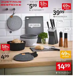 XXXLutz Justinus bestecke messerblock „perfect cut Angebot
