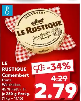 Kaufland Le rustique camembert Angebot