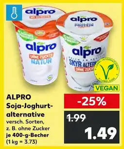 Kaufland Alpro soja-joghurtalternative natur Angebot