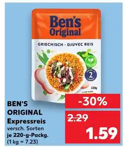Kaufland Ben's original expressreis Angebot
