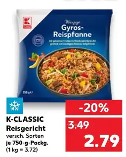 Kaufland K-classic reisgericht Angebot