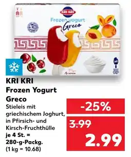 Kaufland Kri kri frozen yogurt greco Angebot