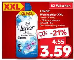 Kaufland Lenor weichspüler xxl Angebot