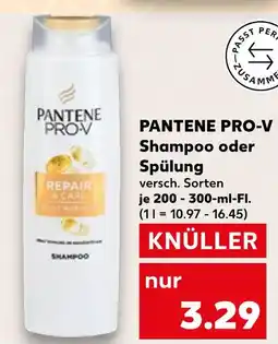 Kaufland Pantene pro-v shampoo oder spülung Angebot