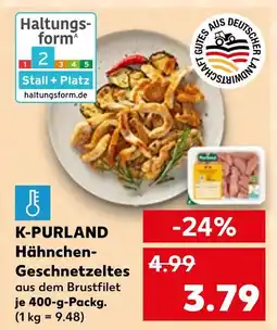 Kaufland K-purland hähnchen-geschnetzeltes Angebot
