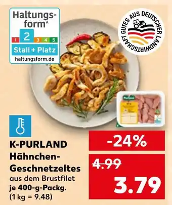 Kaufland K-purland hähnchen-geschnetzeltes Angebot
