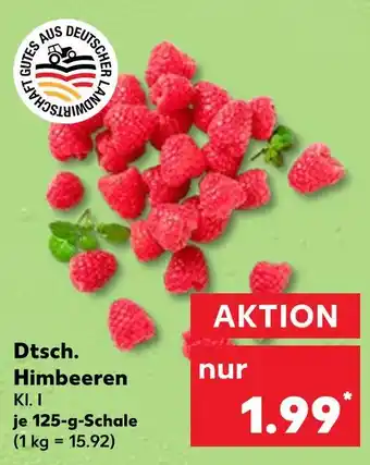 Kaufland Dtsch. himbeeren Angebot