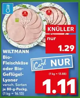 Kaufland Wiltmann bio-fleischkäse Angebot