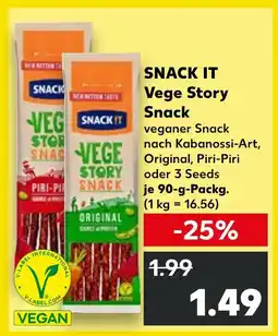 Kaufland Snack it vege story snack Angebot