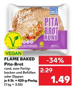 Kaufland Flame baked pita-brot Angebot