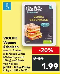 Kaufland Violife vegane scheiben Angebot