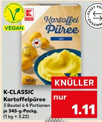 Kaufland K-classic kartoffelpüree Angebot