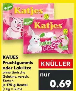 Kaufland Katjes fruchtgummis oder lakritze Angebot
