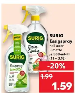 Kaufland Surig essigspray hell Angebot