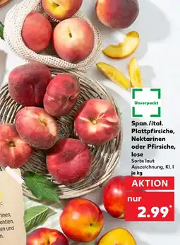 Kaufland Span./ital. plattpfirsiche Angebot