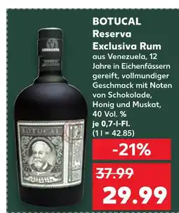Kaufland Botucal reserva exclusiva rum Angebot