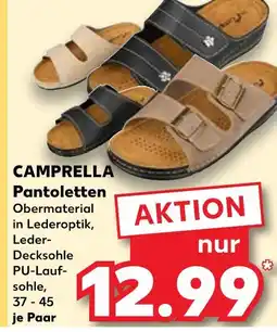 Kaufland Camprella pantoletten Angebot