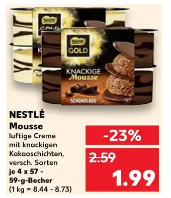 Kaufland Nestlé mousse Angebot