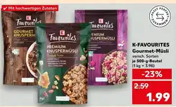 Kaufland K-favourites gourmet-müsli Angebot