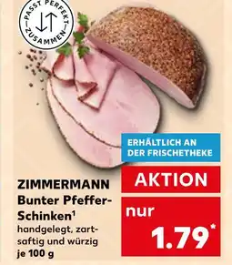 Kaufland Zimmermann bunter pfeffer-schinken Angebot