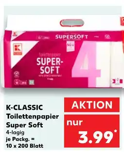 Kaufland K-classic toilettenpapier super soft Angebot