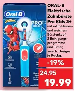 Kaufland Oral-b elektrische zahnbürste pro kids 3+ Angebot