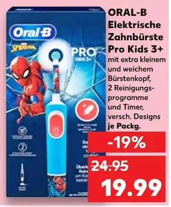 Kaufland Oral-b elektrische zahnbürste pro kids 3+ Angebot