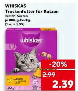 Kaufland Whiskas trockenfutter für katzen Angebot