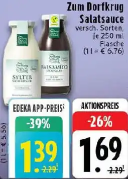 Edeka Zum Dorfkrug Salatsauce Angebot