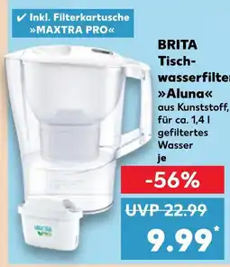 Kaufland Brita tischwasserfilter aluna Angebot