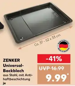 Kaufland Zenker universal-backblech Angebot