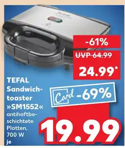 Kaufland Tefal sandwich-toaster sm1552 Angebot
