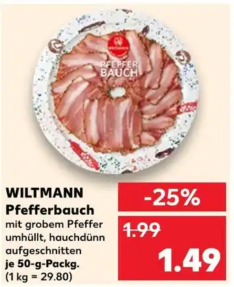 Kaufland Wiltmann pfefferbauch Angebot