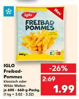 Kaufland Iglo freibad-pommes klassisch Angebot