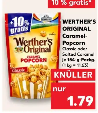 Kaufland Werther's original caramel popcorn Angebot
