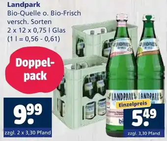 Getränkewelt Landpark bio-quelle o. bio-frisch Angebot