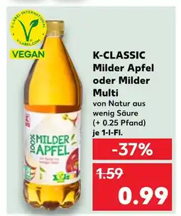 Kaufland K-classic milder apfel Angebot