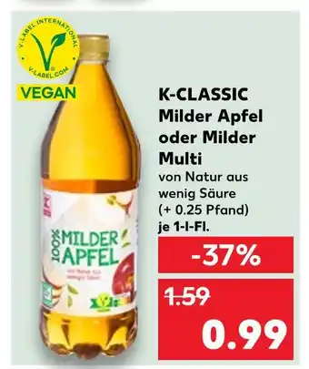 Kaufland K-classic milder apfel Angebot