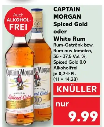Kaufland Captain morgan spiced gold Angebot