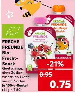 Kaufland Freche freunde bio-frucht-snack apfel, erdbeere Angebot