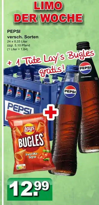 Getränkeparadies Gefromm Pepsi Angebot