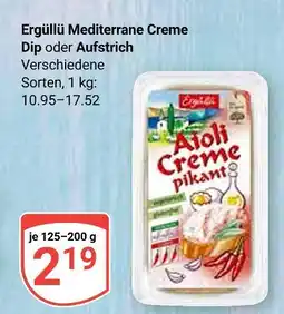 Globus Ergüllü mediterrane creme dip Angebot