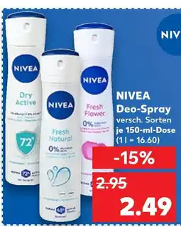 Kaufland Nivea deo-spray Angebot