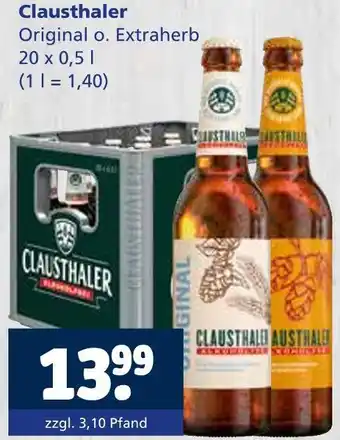 Getränkewelt Clausthaler original o. extraherb Angebot
