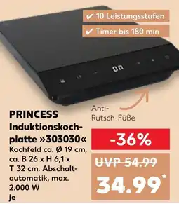 Kaufland Princess induktionskochplatte 303030 Angebot