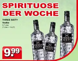 Getränkeparadies Gefromm Three sixty vodka Angebot