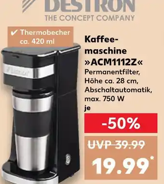 Kaufland Kaffeemaschine acm1112z Angebot