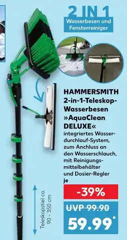 Kaufland Hammersmith 2-in-1-teleskop wasserbesen aquacleandeluxe Angebot